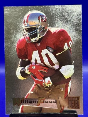 1995 Fleer Metal William Floyd #17 Silver Flashers San Francisco 49ers - Image 1 of 2