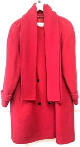 Windsmoor, himbeerrot, Mantel mit Schal, Damen UK 16 - Bild 1 von 7