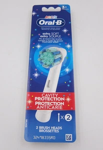 Oral B Kids Testine Spazzolino Extra Morbide Confezione da 2 per Spazzolini Elettrici SIGILLATE - Foto 1 di 3