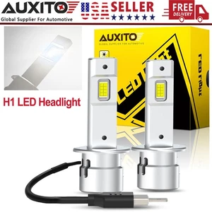 AUXITO H1 LED Headlight Kit Bulbs High Low Beam Super White 30000LM Combo 2 - Picture 1 of 10