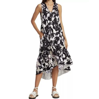 Vestido 3.1 Phillip Lim Abstracto Sin Mangas Volantes Talla 0 Foto 1 de 4