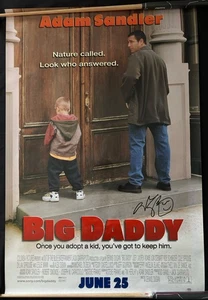 ADAM SANDLER SIGNED AUTOGRAMM PSA/DNA FULL SIZE BIG DADDY ORIGINAL FILMPLAKAT - Bild 1 von 3