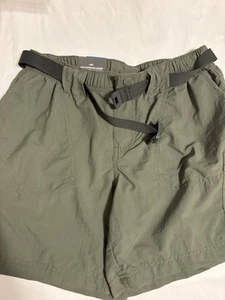 Columbia Cargo Shorts Uomo XS SmallBelted Leggero Tasche Nylon Pull On - Foto 1 di 7
