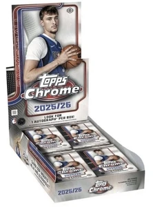 2025-26 Topps Chrome Basketball Hobby Box - PRE SALE Brandneu Sealed - Bild 1 von 1