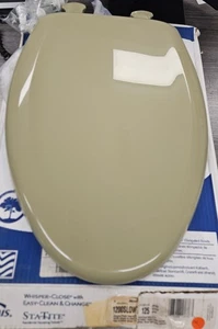Grúa de asiento de inodoro Bemis 1200SLOWT-125 de plástico alargado cierre lento AVOCADO - Imagen 1 de 1