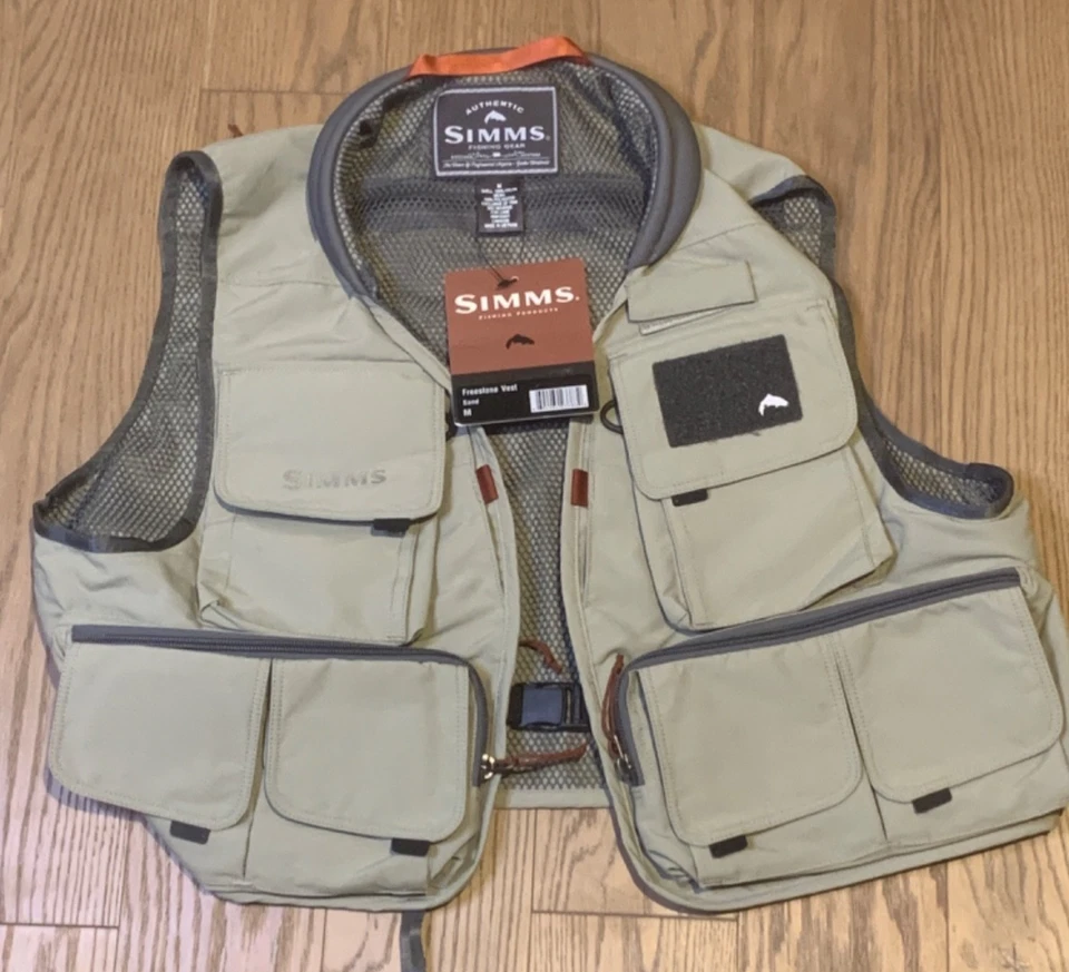 Simms Freestone Vest Sand New With Tags M (N11251700) - Image 1 of 3