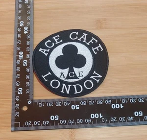 Parche parche redondo ACE CAFÉ LONDON 10 cm Oldschool Hot Rods MOTORCYCLES Rock ́n  - Imagen 1 de 4