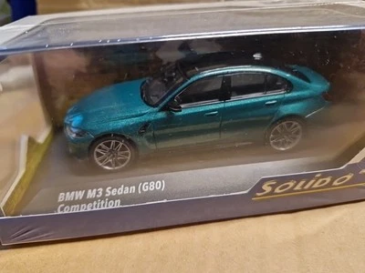SOLIDO - Voiture de 2023 couleur verte - BMW G80 M3 pack M - 1/43 - SOL4315301 - Photo 1/4