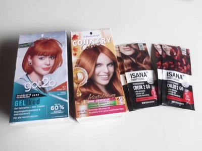 2x Schwarzkopf Haarfarbe  HERBST ROT: 1x dauerhaft; 1x Intensiv-Tönung - Bild 1 von 2