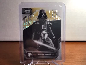 2024 Topps High Tek Star Wars Darth Vader Black & White Gold /50 BW-DV - Picture 1 of 6