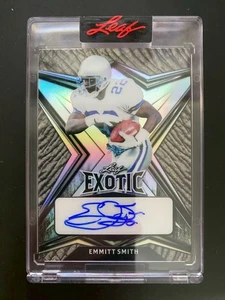 EMMITT SMITH 2022 HOJA EXÓTICO ELEFANTE PRIZM PARALELO AUTOMÁTICO 6/8 COWBOYS HOF - Imagen 1 de 2
