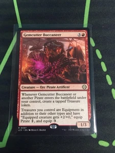 MTG Magic The Gathering Gemcutter Buccaneer LCC Rare Red Pirate Treasure - Picture 1 of 1
