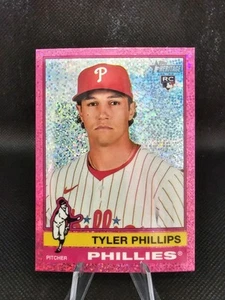 2025 Topps Heritage #17 Tyler Phillips RC Pink Sparkle - Picture 1 of 2