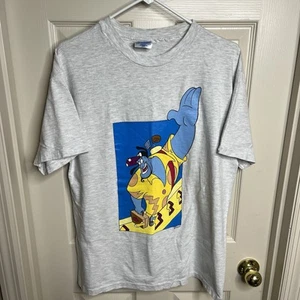Vintage Disney 90s Aladdin Genie Shirt Vintage Rare Size Large - Bild 1 von 5