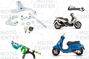 ANTIFURTO BLOCCA CAVALLETTO PUSH&BLOCK® PIAGGIO VESPA GTS 125 300 ('22-'24) - B - Picture 1 of 1
