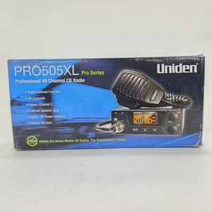Uniden PRO505XL 40-Channel CB Radio. Pro-Series, Compact Design - Black - Picture 1 of 11