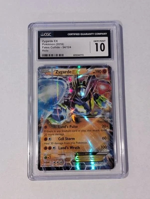 2016 Zygarde Fates Collide 54/124 Cgc 10 - Image 1 of 2