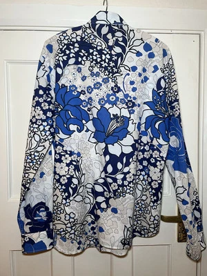 RARE Vintage Y2K 2000’s MOSCHINO  JEANS Men's Floral Print Shirt - L - - Image 1 of 4