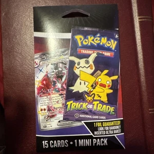Pokemon Trucco o Scambio Confezione 15 Carte + 1 Mini Pack - Foto 1 di 2