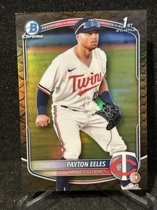 2025 Bowman Chrome Reptillian Refractor - #BCP-78 Payton Eeles Twins 1st Bowman - Bild 1 von 2