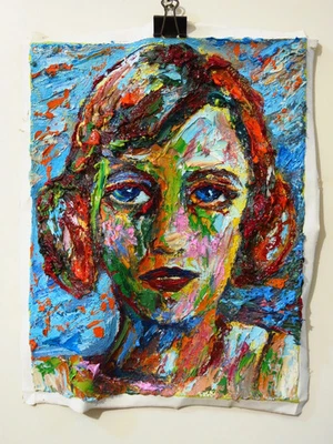 Boceto de basura - SIN artista - anónimo - sin firmar - SIN C.O.A. sin estirar - ver notas Foto 1 de 4