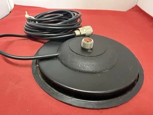 SO239 Mag Mount 6” Magnetic Base For CB or Amateur Mobile Antenna Rubber Boot - Afbeelding 1 van 6
