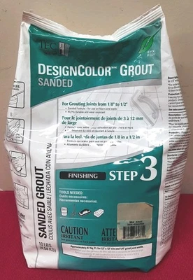 10 фунтов Tec Design Color от H.B. Fuller - шлифованный раствор - миндальный цвет - новый нераспечатанный - Изображение 1 из 4