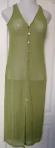 Two Miken Swim suit cover ups black and olive side slits Size X-Small Juniors - Picture 1 of 6
