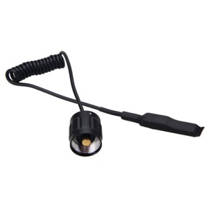 501B LED Flashlight Tactical Torch Noiseless Remote Pressure Pad Tail Switch