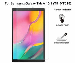 PET Ultra Clear/Tempered Glass Screen Protector For Samsung Galaxy Tab A 10.1 - Picture 1 of 3