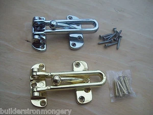 SEGURIDAD PROTECTOR PUERTA LIMITADOR CERRADURA CAPTURA REPUESTO PARA CADENA PUERTA - Imagen 1 de 3