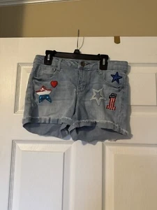 So Perfectly Soft Perfectly You Girls Denim Shorts Size 16 - Picture 1 of 3