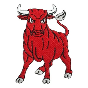 bull Patch, Angry bull patch, Spanish Iron on Sew on patch 9x5cm - Picture 1 of 1