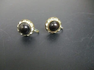 Vintage Earrings-Non-pierced Estate Jewelry - Picture 1 of 5