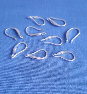 925 Stamped Silver Filled Earring Hooks French Earwires Jewllery Finding:20 Pcs - Picture 1 of 4