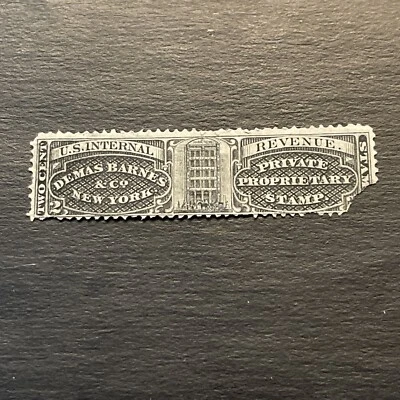 Demas Barnes & Co. Us Internal Revenue 2c #RS25a Private Die-Proprietary Used - Image 1 of 2