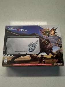 Monster Hunter 4 Ultimate Edition Silver New Nintendo 3DS XL Console Box ONLY - Picture 1 of 5