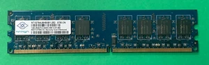 🔥NANYA 1GB 2Rx8 PC2-6400U DDR2 DESKTOP MEMORY RAM NT1GT64U8HB0BY-25D - Picture 1 of 3