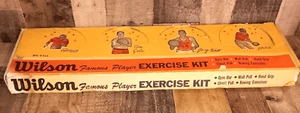 Vintage Wilson Famous Player Exercise Kit 60s RARE! mit Karton bitte lesen  - Bild 1 von 17