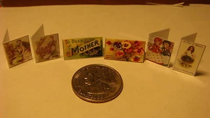 Mini divertidas tarjetas vintage del día de la madre DOLLSHOUSE - CDHM 1:12 - Imagen 1 de 1