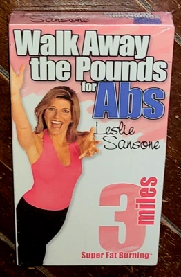 Leslie Sansone: Walk Away the Pounds for Abs (VHS, 2001, Unlimited Energy) - Image 1 of 2