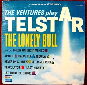 The Ventures-The Ventures Play Telstar The Lonely Bull Stereo LP 1962 Dolton VG+ - Picture 1 of 4