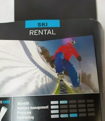 Salomon Rental Ski Black/Matador/Red Socken Gr. 39-41 Ski Snowboard Socke