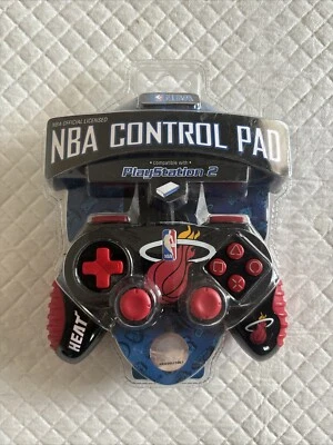 PlayStation 2 PS2 Miami Heat NBA Basketball Wired Controller Madcatz Tested - Image 1 of 4