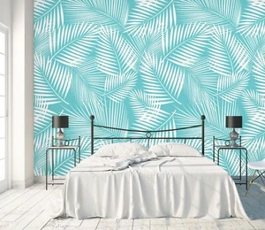 3D White Leaves I2617 Wallpaper Mural Self-adhesive Removable Sticker Erin - Picture 1 of 11