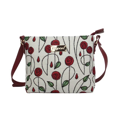 Signare Tapestry Mackintosh Simple Rose Cross Body Bag Shoulder Bag for Women - Image 1 of 4