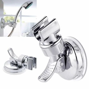 Adjustable Shower Head Holder Rack Bathroom Suction Cup Wall-Mounted Punch-free - Picture 1 of 12