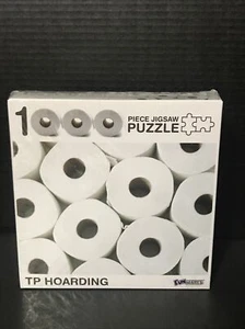 Funwares TP Hoarding Toilet Paper Puzzle 1000 Piece Jigsaw Puzzle - Picture 1 of 5