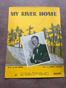 My River Home Sheet Music for Ukulele Banjo or Guitar  1932 - Picture 1 of 3