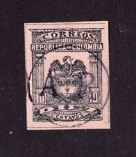 Colombia stamp #H4, used, nice SOTN Cancellation, CV $25.00 - FREE SHIPPING!!